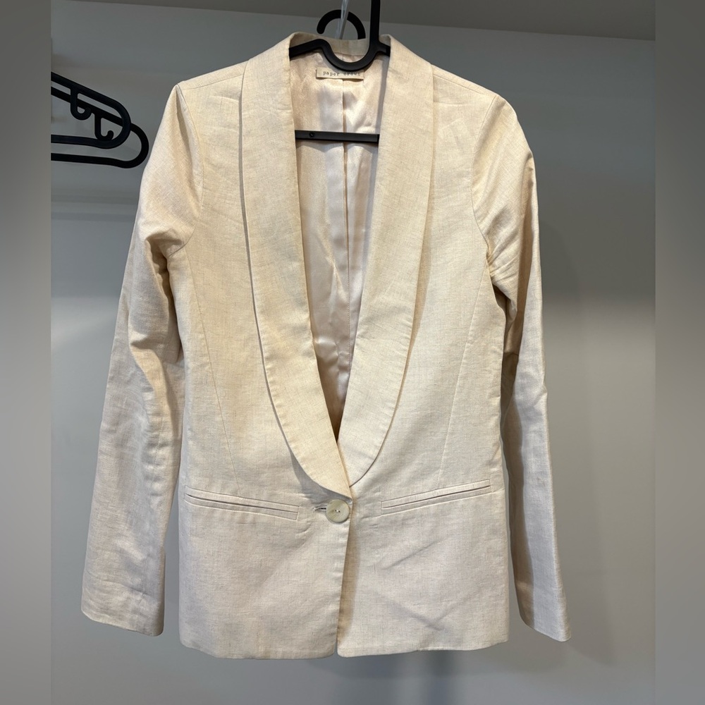 Paper Crown Linen Blazer